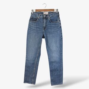 Everlane High Waist Straight Jeans Size 26 Medium Wash Denim Casual Preppy